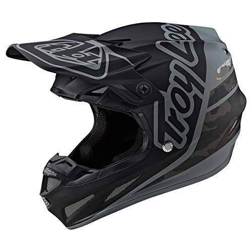 Troy Lee 디자인 2021 SE4 컴포지트, Composite 헬멧 MIPS - 실루엣 (미디엄) (블랙/ 카모)
