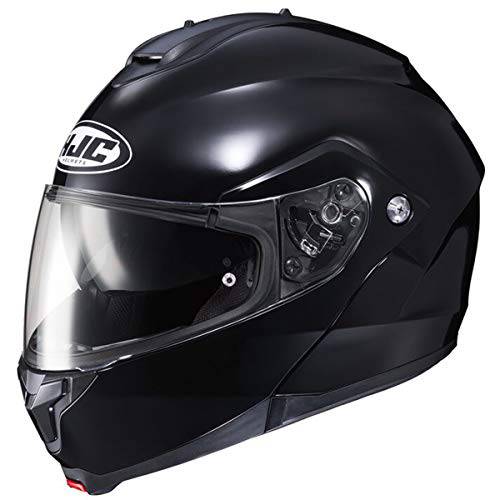 HJC C 91 솔리드 Men’s 스트리트 오토바이 헬멧 - 블랙/ 미디엄