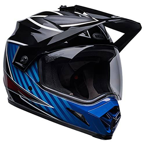 벨 MX-9 Adventure MIPS 헬멧 (Dalton 광택 블랙/ 블루 - 라지)