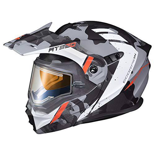 전갈 AT950 헬멧 - Outrigger 전기,전동 쉴드 (미디엄) (매트 그레이)