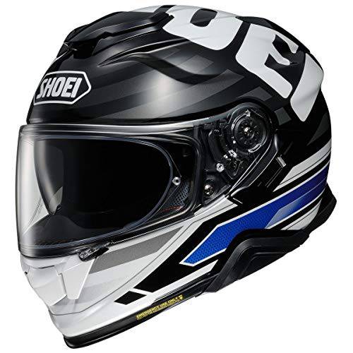 쇼에이 블랙/ 화이트/ 블루 Sz M 쇼에이 GT-Air II 인시그니아 풀 페이스 헬멧