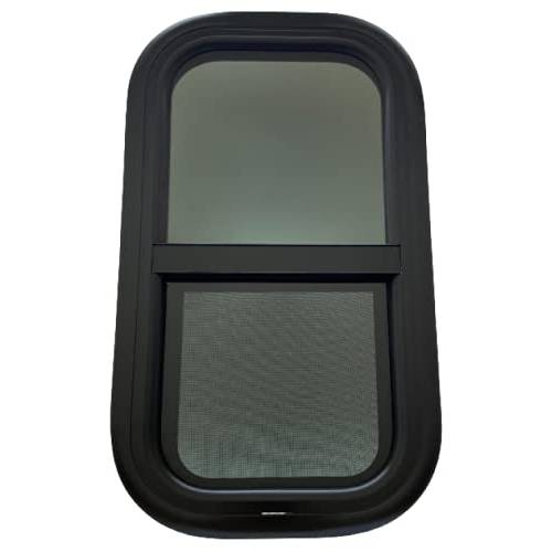 빈티지 Technologies 프리미엄 RV 창문 | 15 W X 24 H | 버티컬 창문 | 간편 Glide 테크놀로지 | 1-1/ 2 벽면 설치 트림 키트 포함 |