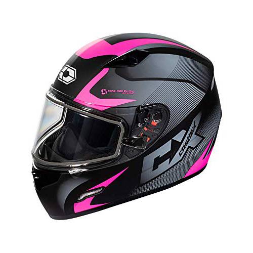 캐슬 X Mugello 스쿼드 스노우모빌 헬멧 in 핑크 Glo 사이즈 미디엄