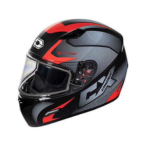 캐슬 X Mugello 스쿼드 스노우모빌 헬멧 in 레드 사이즈 XL