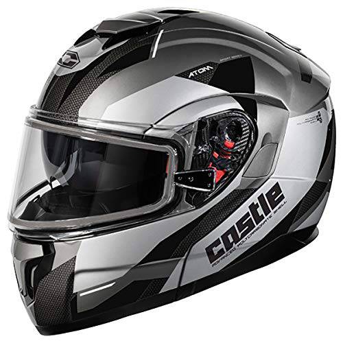캐슬 X Atom SV 트렌센드 모듈식 스노우모빌 헬멧 - 블랙 (Lrg)