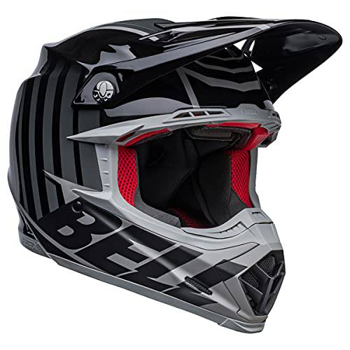 벨 Moto-9S 플렉스 헬멧 (Sprint 매트/ 광택 블랙/ 그레이 - 미디엄)