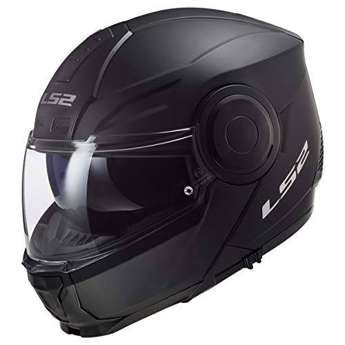 LS2 헬멧 Horizon 모듈식 헬멧 w/ 차양막 (매트 블랙 - XX-Large)