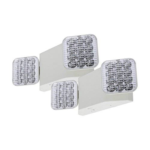 LFI 조명, 라이트 - 2 팩, 마스크, 마스크팩 - UL 인증 - Hardwired LED 응급시 라이트 표준 - ELWx2