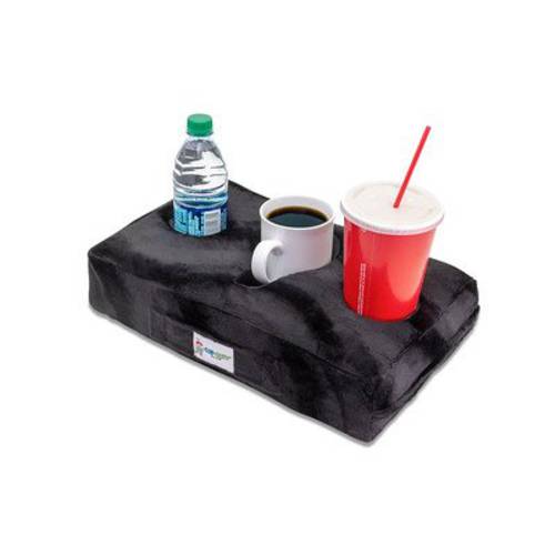 Cup Cozy Pillow (Black)- As Seen on TV-The world’s BEST 컵홀더 유지 your 워터 close and prevent spills. 사용 it anywhere-Couch, floor, bed, man cave, car, RV, park, 비치 and more