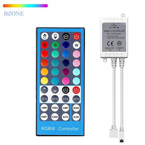 BZONE IR 원격 컨트롤러 40 키 RGBW Led 무선 조광 for RGB/ RGBW 3528 5050 LED 스트립 라이트