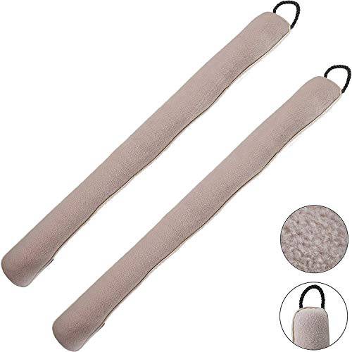 Home Intuition 3-Feet 문,문틈 외풍,바람 차단 Cloth Seal Weather Stop, Beige, 2 팩
