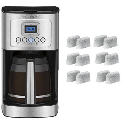 Cuisinart DCC-3200 Perfect 템프 14-Cup 프로그래밍가능 커피캡슐maker, 스테인레스 Steel and Everyday 12-Pack 교체용 차콜, 숯 Water 용수필터,물필터,여과기,필터 for Cuisinart 커피 Machines 번들,묶음