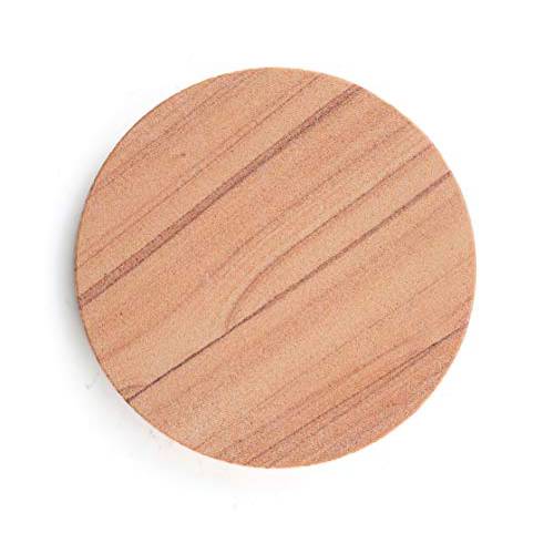 Thirstystone Cinnabar Brand, 멀티컬러 모든 내츄럴 Sandstone-Durable Stone with Varying Patterns, 다양한 Coaster Is An Original, 4 inch 라운드