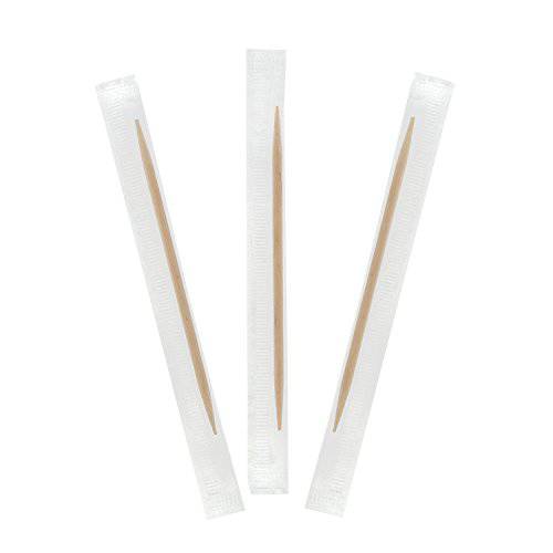 Royal Mint 개별 첼로 포장 Toothpicks, 패키지 of 1000, 1-Pack, Beige