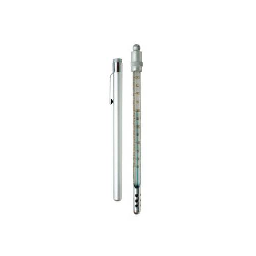 Thomas Enviro-Safe 포켓,미니,휴대용 Thermometer, 알루미늄 Duplex 케이스, 160mm Length, 0 to 220 도 F