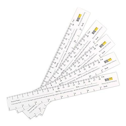 WIN 테이프 18cm/ 7’’ Educare 상처 자 (PAPER) 상처 계량 테이프 (Pack of 100) Medical Medimeter