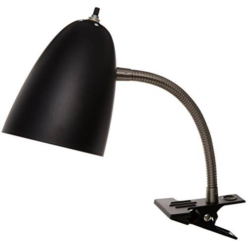 Boston Harbor - 플렉시블 Clip On 테이블 Lamp, 블랙
