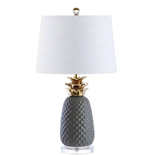 JONATHAN Y 23 세라믹 LED 테이블 Lamp, Gray/ Gold, Modern, Contemporary, 전구 Included (JYL4019B)