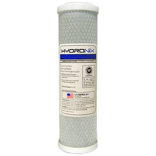 Hydronix CB-25-1001 범용 Reverse 삼투&  음료 Systems 코코넛 카본 차단 용수필터, 물 필터, 정수 필터, 2.5 x 10-1 Micron