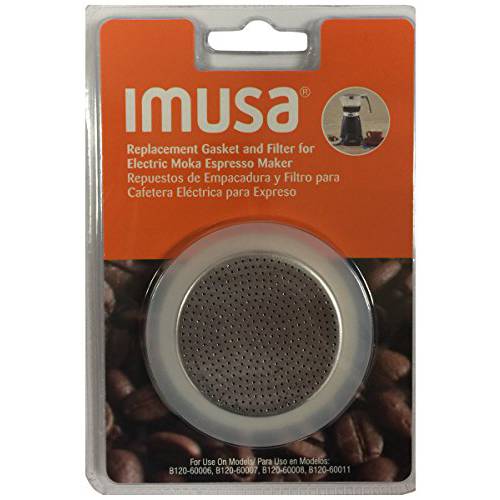 IMUSA USA SP-99405 교체용 개스킷, 마개&  필터 for IMUSA 전기,자동,전동 Moka/ 에스프레소,커피 Maker