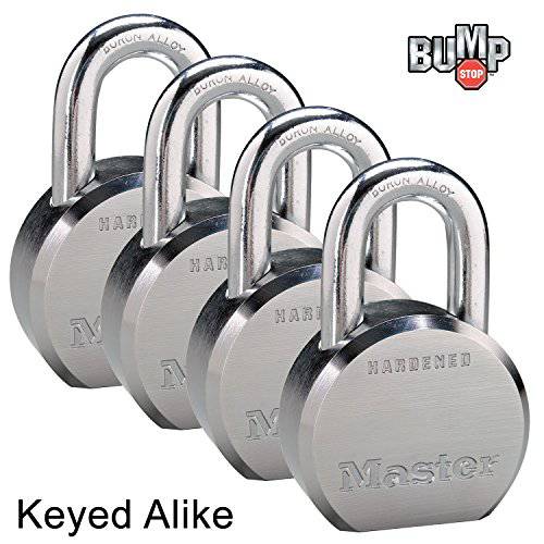 Master Lock - (4) 하이 세큐리티 프로 Series 키,열쇠 한쌍 자물쇠 6230NKA-4 w/ BumpStop 테크놀로지