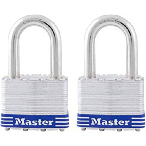 Master Lock 5TLF 코팅된 맹꽁이자물쇠,통자물쇠,자물쇠, 실버