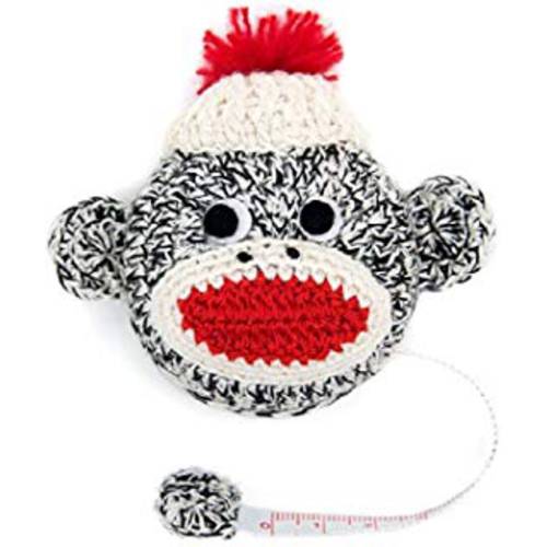 테이프 치수, 측정, Fun 핸드메이드 Crochet Designed 동물 (Monkey)