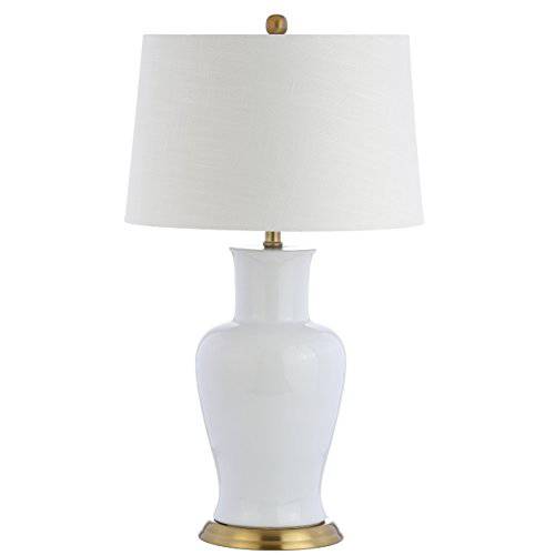 JONATHAN Y 29 세라믹 LED 테이블 Lamp, White/ Gold, Classic, Traditional, 전구 Included (JYL4026A)