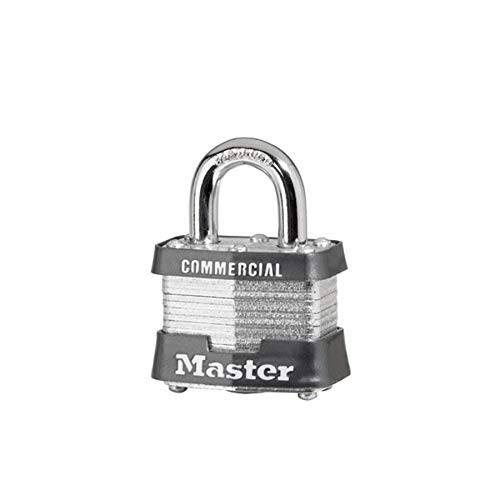 Master Lock 3KD 1-9/ 16 와이드 Laminated Steel 맹꽁이자물쇠,통자물쇠,자물쇠