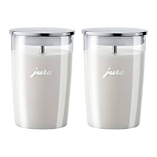 Jura 72570 글래스 밀크 Container, Clear 2-Pack 번들,묶음