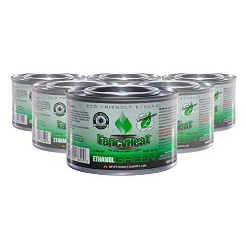 Fancy 히트 Eco-Friendly 그린 Ethanol Chafing 주방 연료 따끔거림 Very 핫 for 2.5 시간 - 6 Pack