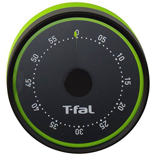 T-fal 60-Minute 기계식 Timer, 원 Size, 블랙