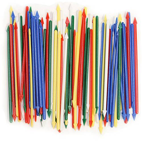 Pack of 200 Colorful 칵테일안주,디저트 Spears, Plastic, 다양한 Colors, 3.25 롱
