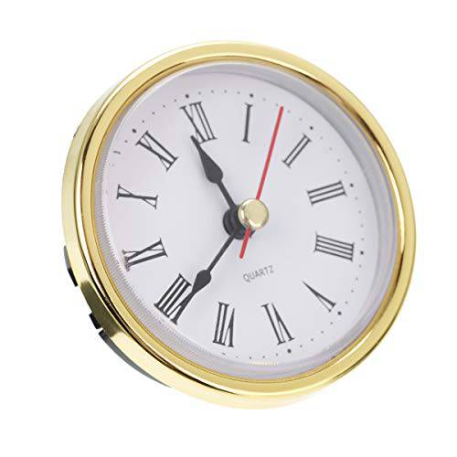 Bonlting  클래식 시계 공예 쿼츠 움직임 2-1/ 2 (65mm) 둥근 시계 미용실마네킹,머리마네킹 Roman 넘버