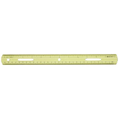 Westcott Plastic Ruler, 12 Inches/ 30 Centimeters, 다양한 컬러 (10526)