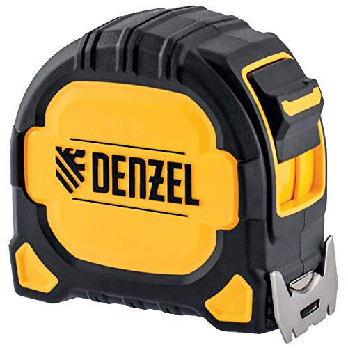 DENZEL 테이프 치수,측정 이중 side 저울 인치&  미터법 마그네틱, 자석 후크 anti-shock 코팅 (10-inch)