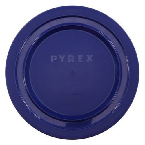 Pyrex 7404-PC 4.5 Quart 네이비 블루 라운드 Plastic 스토리지 리드