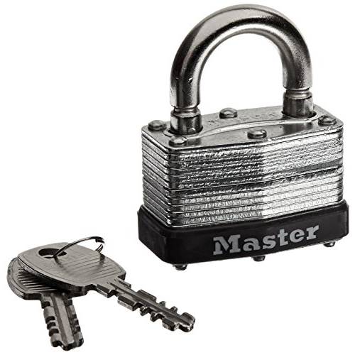 MasterLock 500KABRK Breakaway 걸쇠 코팅된 스틸 맹꽁이자물쇠,통자물쇠,자물쇠