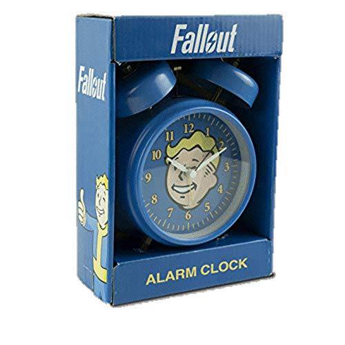 Fallout -Alarm-Clock-Vault-Boy-Face-Head-Nuke-111-Top-Bell-Ringer-Desk-Clock