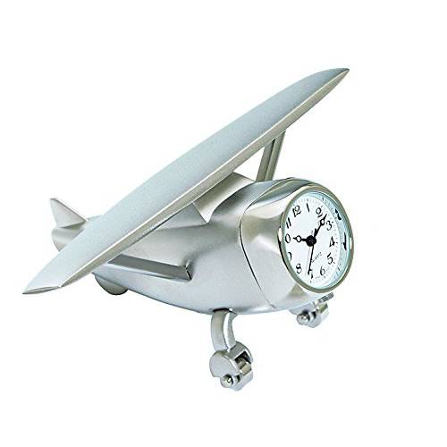 Sanis Enterprises  하이 윙,날개모양,꼬리 개인적 비행기 시계, 4 by 2.75-Inch, V
