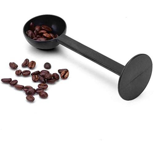 커피 스쿱 and 파우더 망치 2-in-1 스테인레스 스틸 커피 스쿱 (0.5oz) 스푼 홀더 커피 툴 측정 탬핑 스쿱 플라스틱 커피 스푼