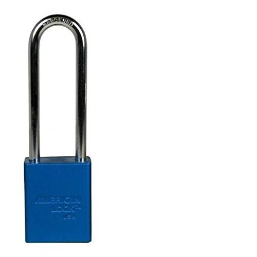 American Lock A1107BLU 맹꽁이자물쇠,통자물쇠,자물쇠, 알루미늄, 블루