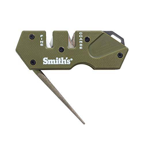Smith’s 50984 포켓 Pal 나이프 Sharpener-PP1-Mini-OD 그린