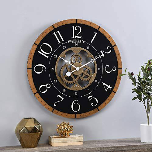 FirsTime& Co.  골드 Carlisle 기어 시계, 아메리칸 제, Aged 골드, 27 x 2.25 x 27,