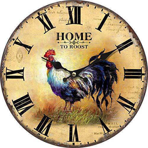 벽시계 Rooster Farm 홈 to Roost 13 라운드