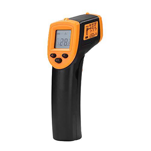 GoolRC HW600 소형,휴대용 Non-Contact 적외선 온도계 LCD 디스플레이 온도 미터 디지털 IR 산업용 온도계 레이저 Pyrometer 온도계 -58~1122°F (Not Humans) 배터리 Not 포함 O