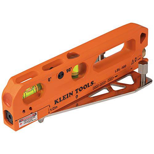 Klein 툴 LBL100 레이저 레벨 레벨 기포 투표, 자석, 3-Vial 레벨링 베이스, 레이저 라인 and 레이저 스팟