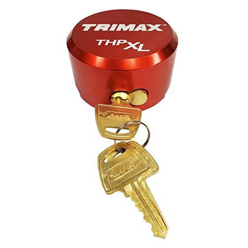 Trimax, (THPXLALRD, 레드, 솔리드 알루미늄 하키 라운드,둥근 내장 걸쇠 잠금, 범용 호환