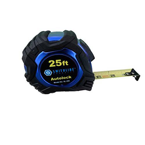 Smithline SL-200 프로페셔널 등급 Auto-lock 테이프 치수, 측정
