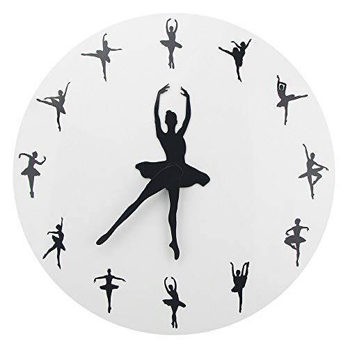 발레리나 벽시계 Ballet 댄스 걸수있는 장식 시계 댄서 홈 장식 선물